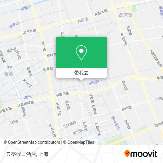 云亭假日酒店地图