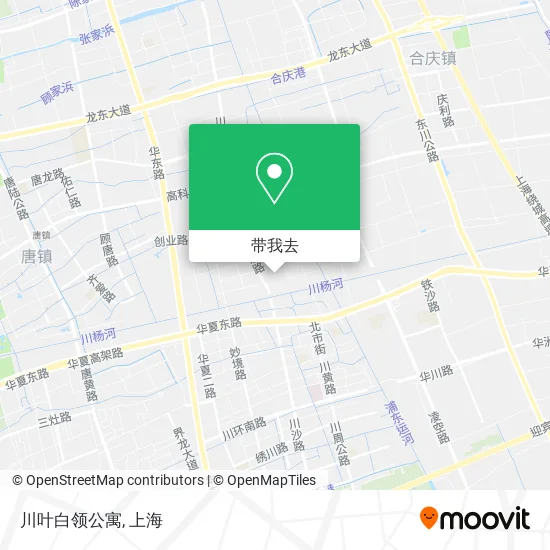 川叶白领公寓地图