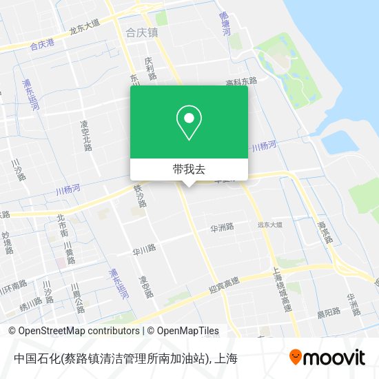 中国石化(蔡路镇清洁管理所南加油站)地图
