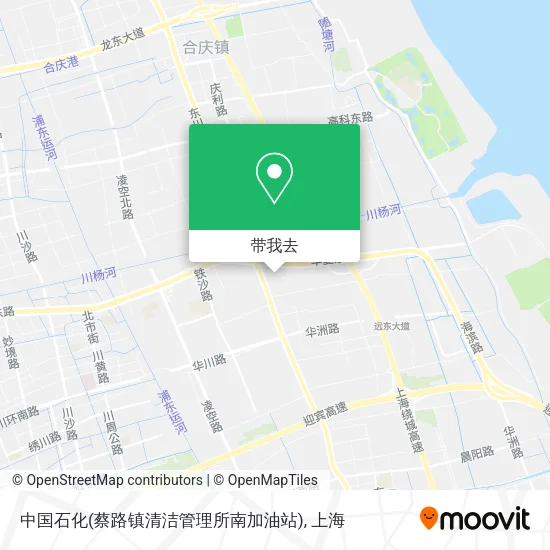 中国石化(蔡路镇清洁管理所南加油站)地图
