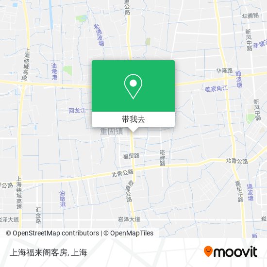 上海福来阁客房地图