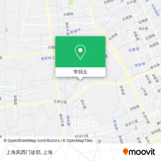 上海凤西门诊部地图