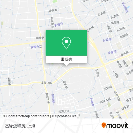 杰缘蛋糕房地图