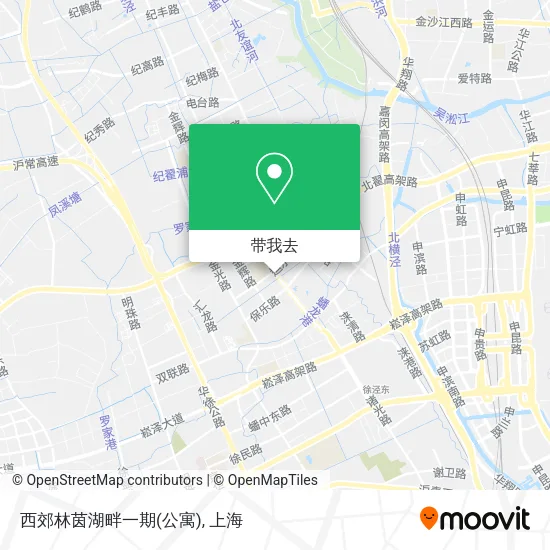 西郊林茵湖畔一期(公寓)地图