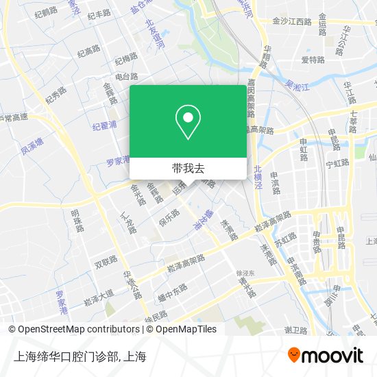 上海缔华口腔门诊部地图