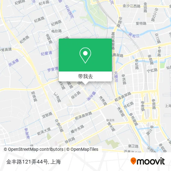 金丰路121弄44号地图