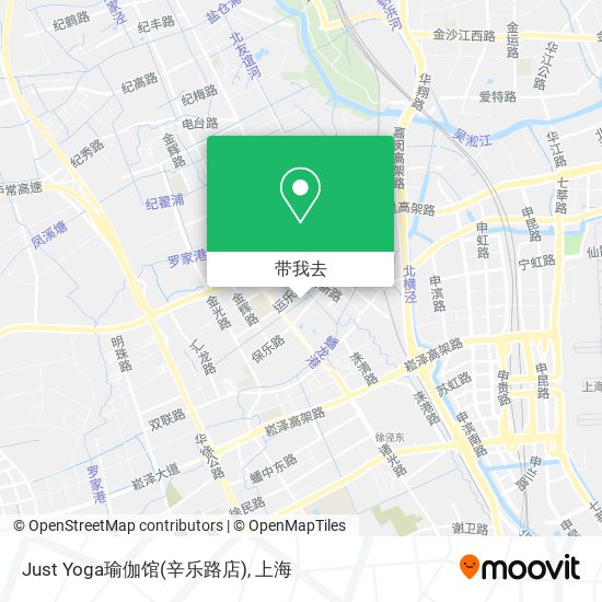 Just Yoga瑜伽馆(辛乐路店)地图