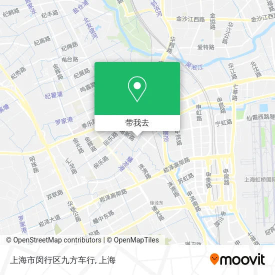 上海市闵行区九方车行地图