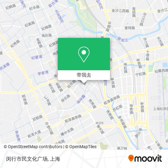 闵行市民文化广场地图