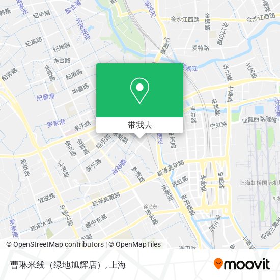 曹琳米线（绿地旭辉店）地图
