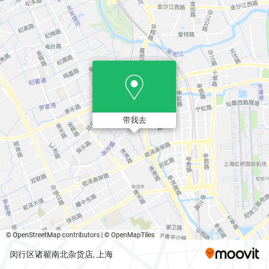 闵行区诸翟南北杂货店地图