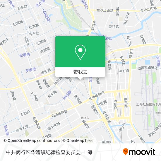 中共闵行区华漕镇纪律检查委员会地图
