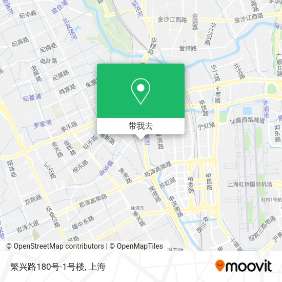 繁兴路180号-1号楼地图
