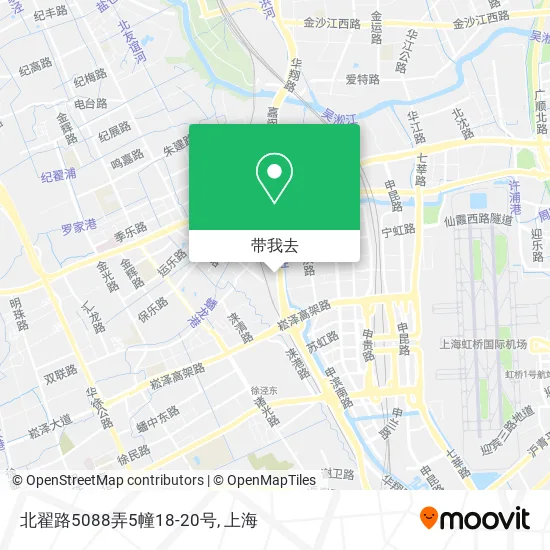 北翟路5088弄5幢18-20号地图