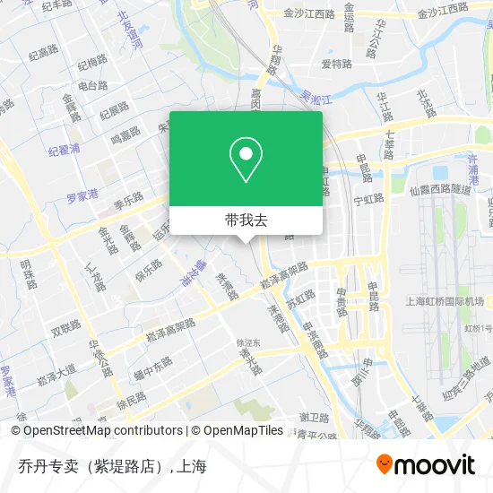 乔丹专卖（紫堤路店）地图