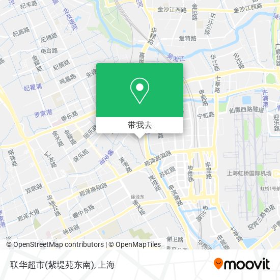 联华超市(紫堤苑东南)地图