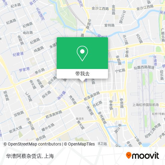 华漕阿蔡杂货店地图