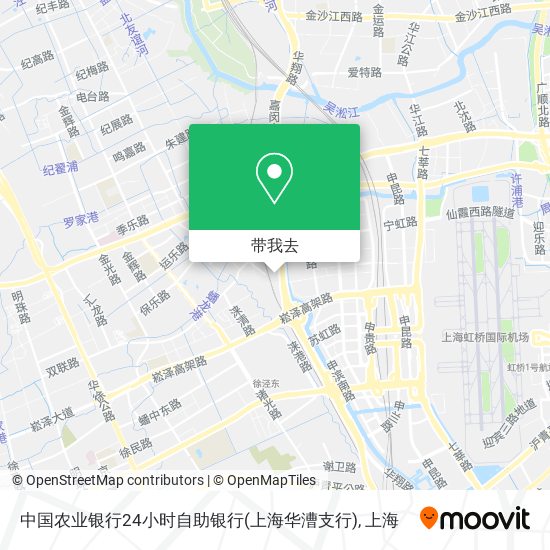中国农业银行24小时自助银行(上海华漕支行)地图