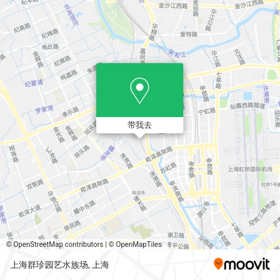 上海群珍园艺水族场地图