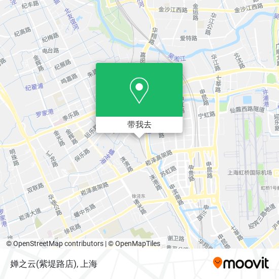 婵之云(紫堤路店)地图