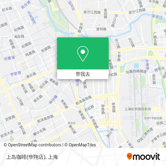 上岛咖啡(华翔店)地图