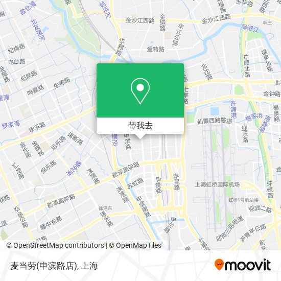 麦当劳(申滨路店)地图