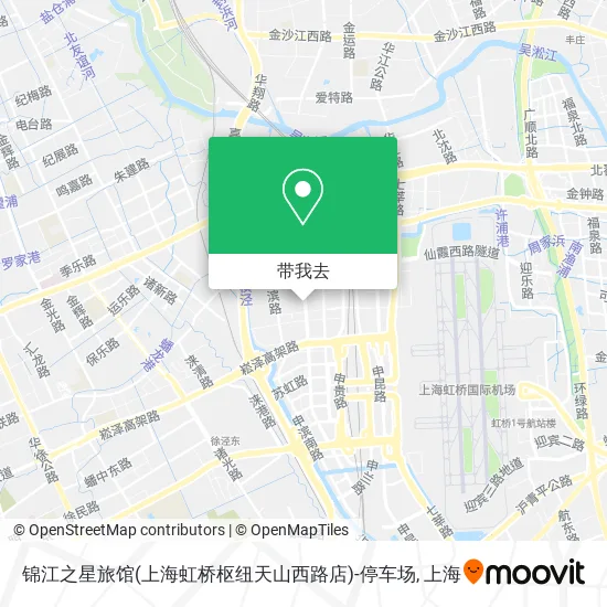 锦江之星旅馆(上海虹桥枢纽天山西路店)-停车场地图
