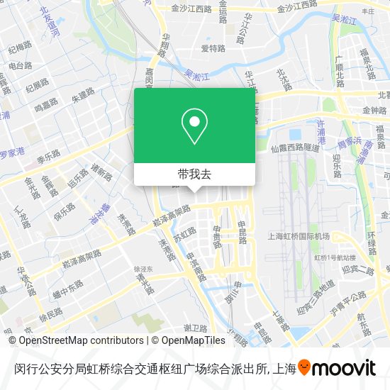 闵行公安分局虹桥综合交通枢纽广场综合派出所地图