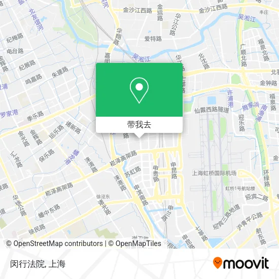 闵行法院地图