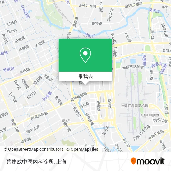 蔡建成中医内科诊所地图