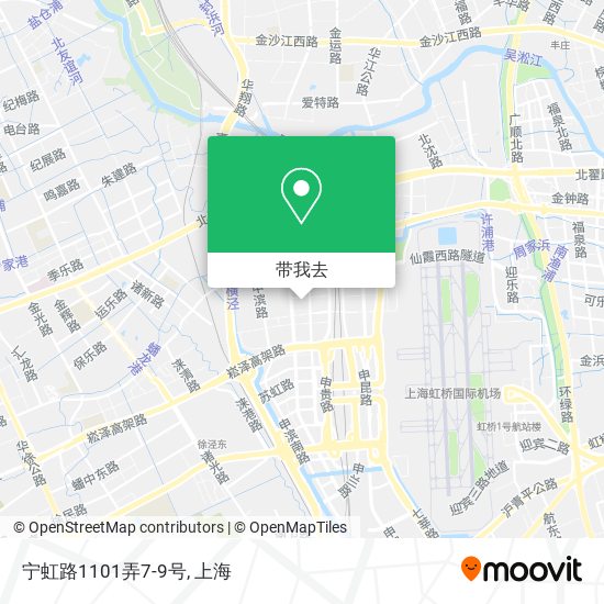 宁虹路1101弄7-9号地图