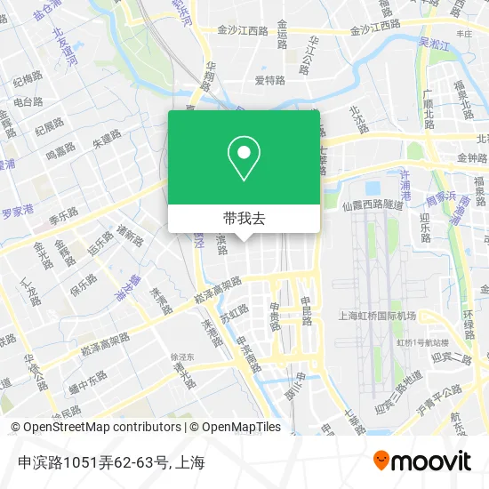 申滨路1051弄62-63号地图