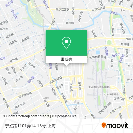 宁虹路1101弄14-16号地图