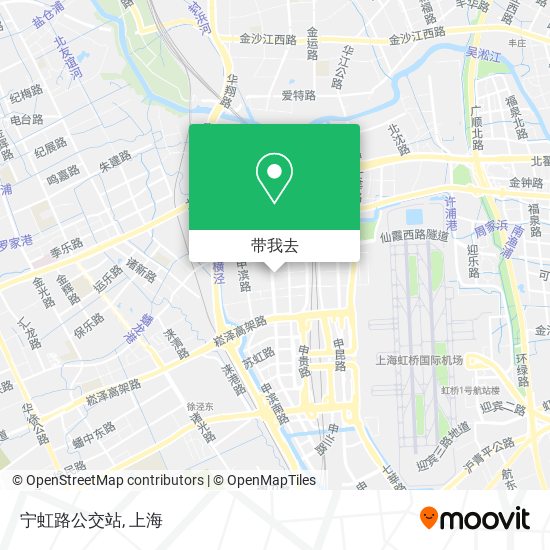 宁虹路公交站地图