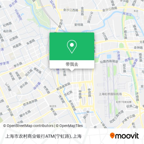 上海市农村商业银行ATM(宁虹路)地图