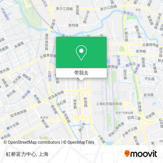 虹桥富力中心地图
