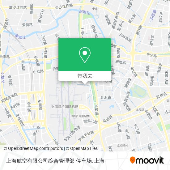 上海航空有限公司综合管理部-停车场地图
