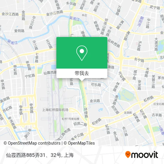 仙霞西路885弄31、32号地图