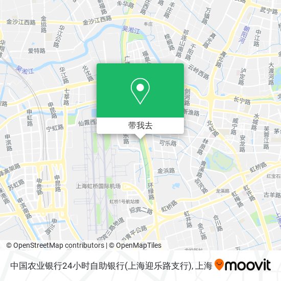 中国农业银行24小时自助银行(上海迎乐路支行)地图