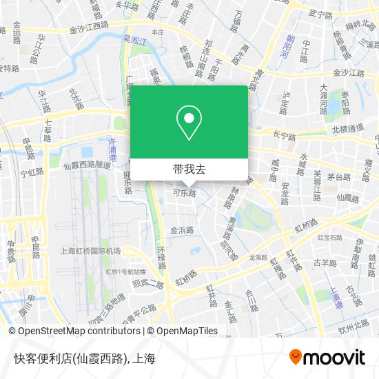 快客便利店(仙霞西路)地图