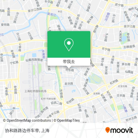 协和路路边停车带地图