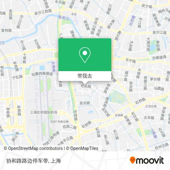 协和路路边停车带地图