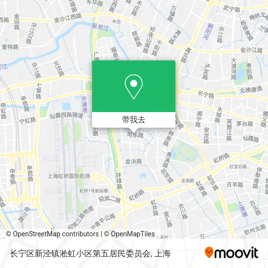长宁区新泾镇淞虹小区第五居民委员会地图