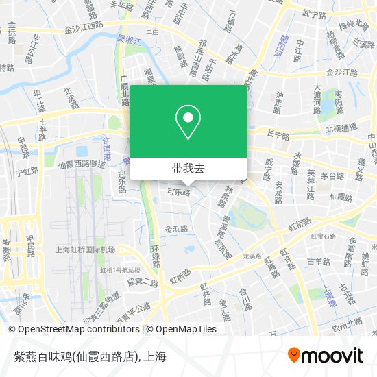 紫燕百味鸡(仙霞西路店)地图