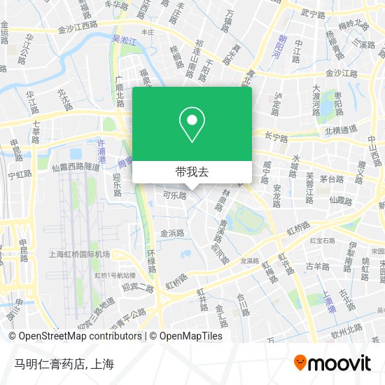 马明仁膏药店地图
