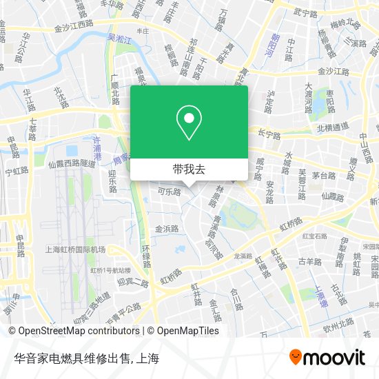 华音家电燃具维修出售地图