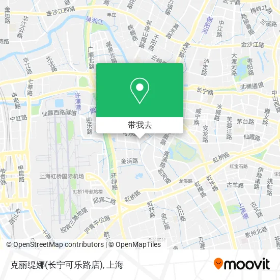 克丽缇娜(长宁可乐路店)地图