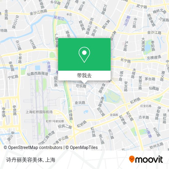 诗丹丽美容美体地图