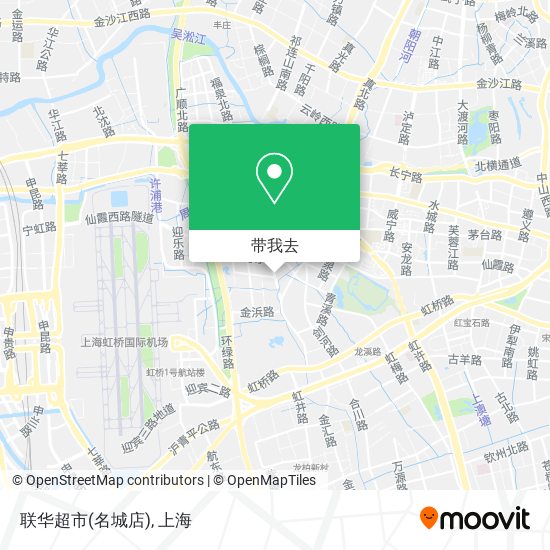 联华超市(名城店)地图