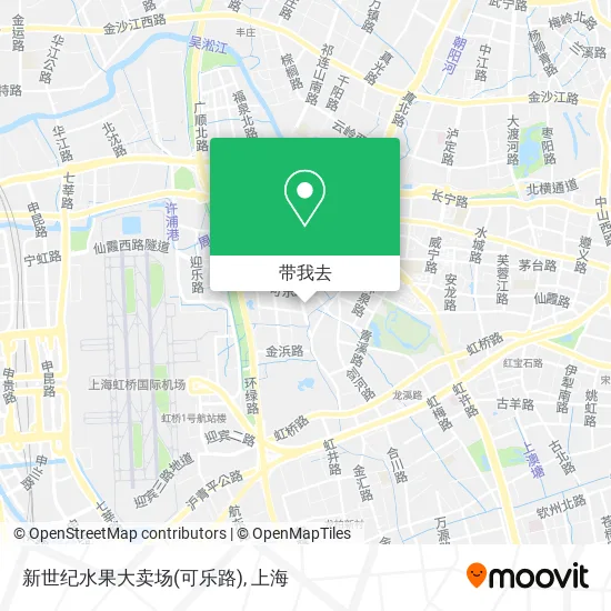 新世纪水果大卖场(可乐路)地图